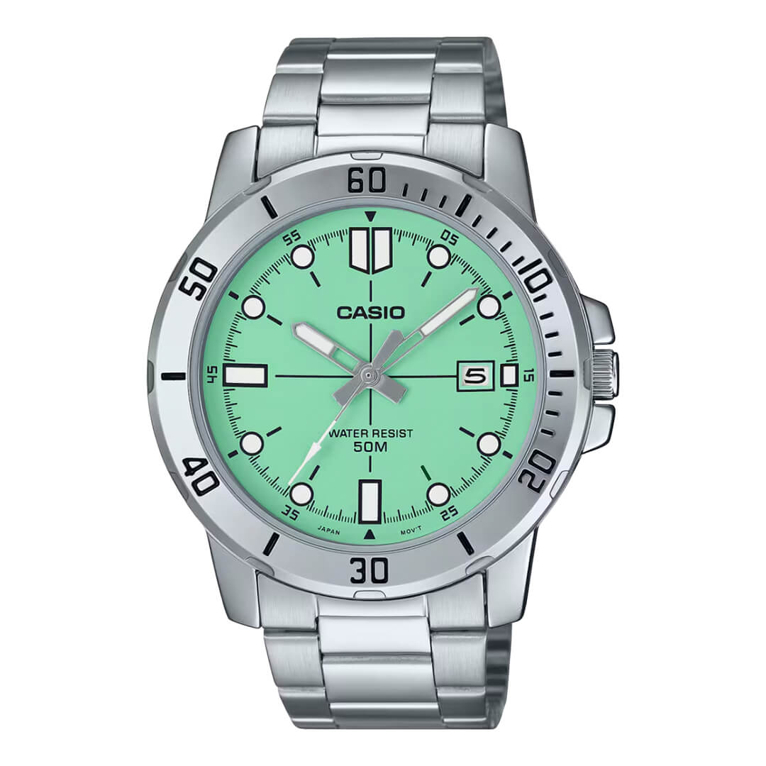 RELOJ CASIO MTP-VD01D-3E HOMBRE ACERO PLATEADO - 1
