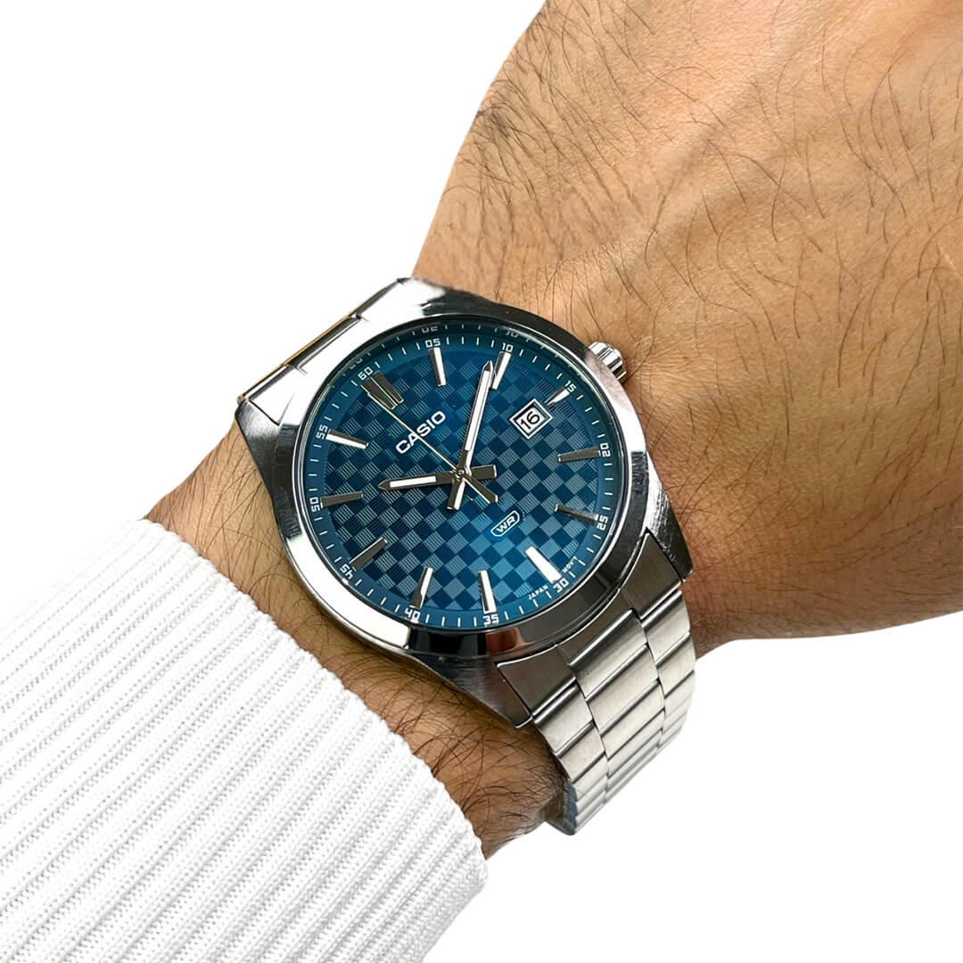 RELOJ CASIO MTP-VD03D-2A HOMBRE ACERO PLATEADO - 3