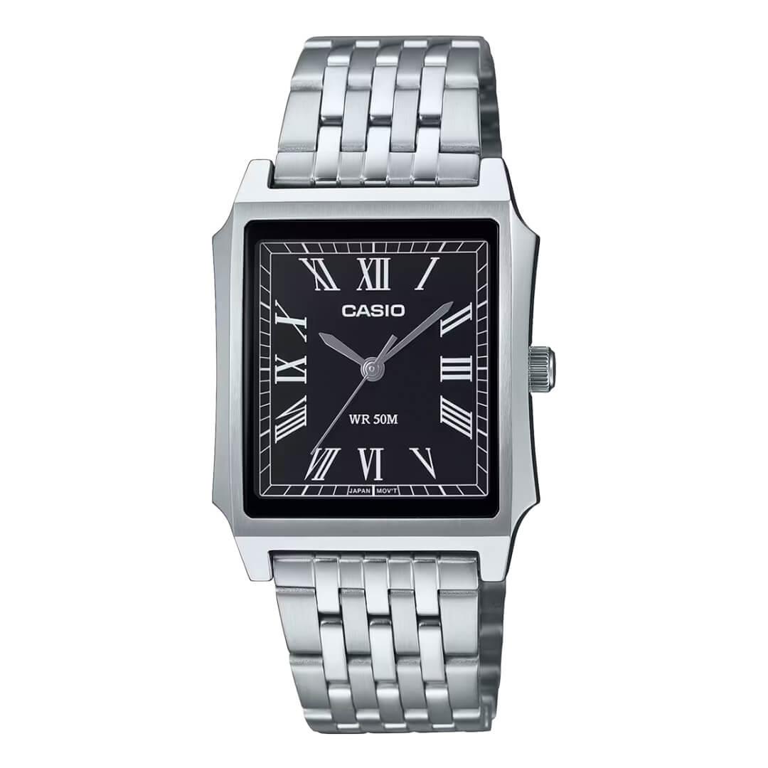 RELOJ CASIO MTP-B190D-1BVDF HOMBRE ACERO PLATEADO - 1