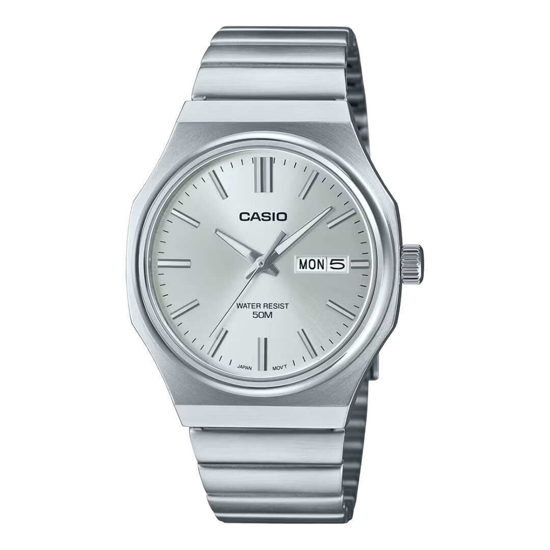 RELOJ CASIO MTP-E735D-7AV HOMBRE ACERO GRIS - 1
