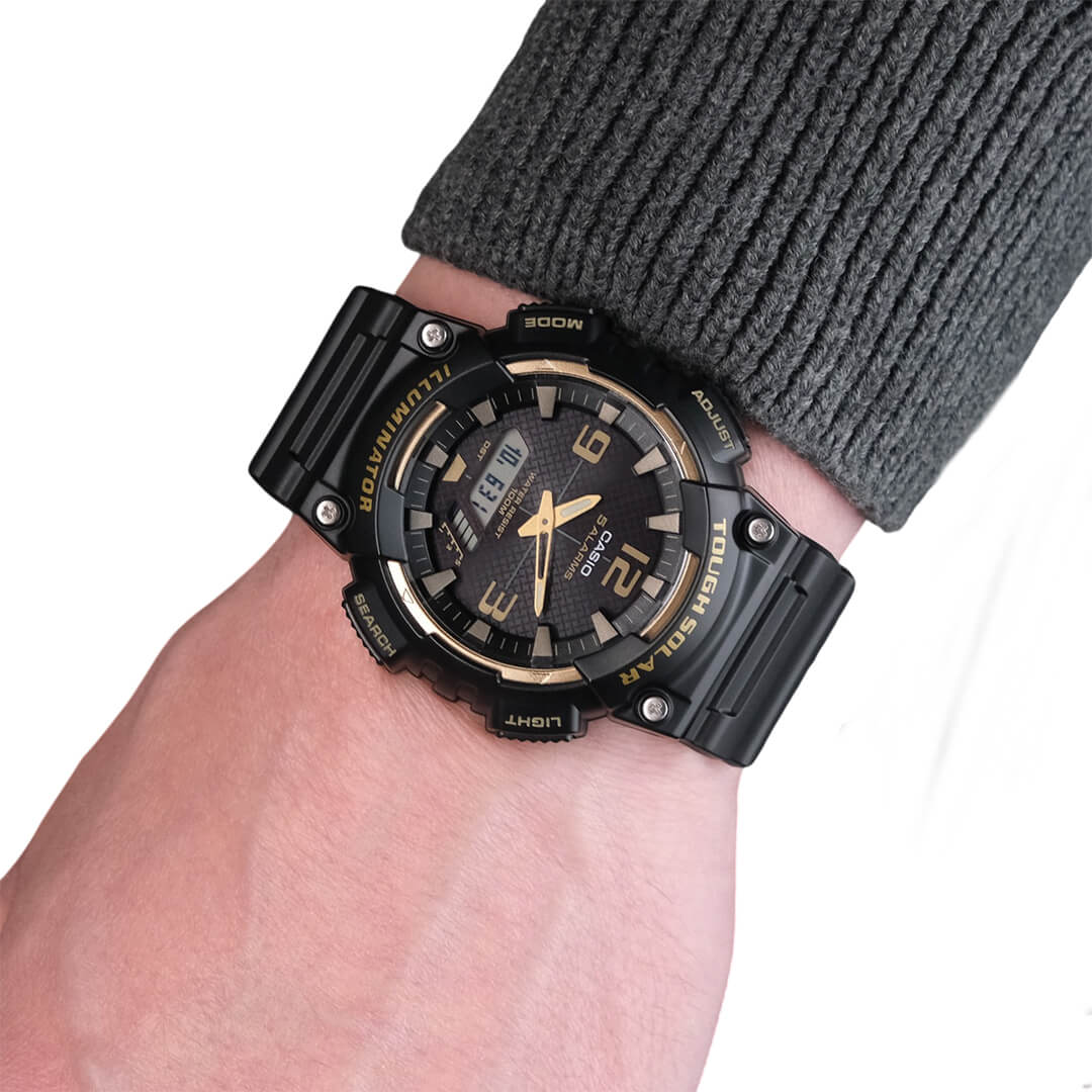 RELOJ CASIO AQ-S810W-1A3V HOMBRE RESINA NEGRO - 4