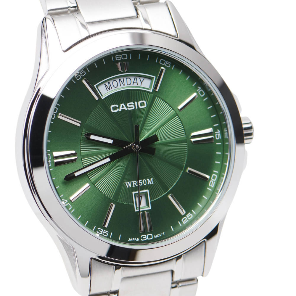 RELOJ CASIO MTP-1381D-3AV HOMBRE ACERO - 2