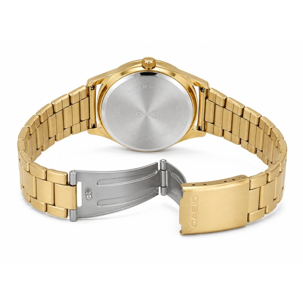 RELOJ CASIO MTP-V006G-9B HOMBRE DORADO CHAMPÁN - 4