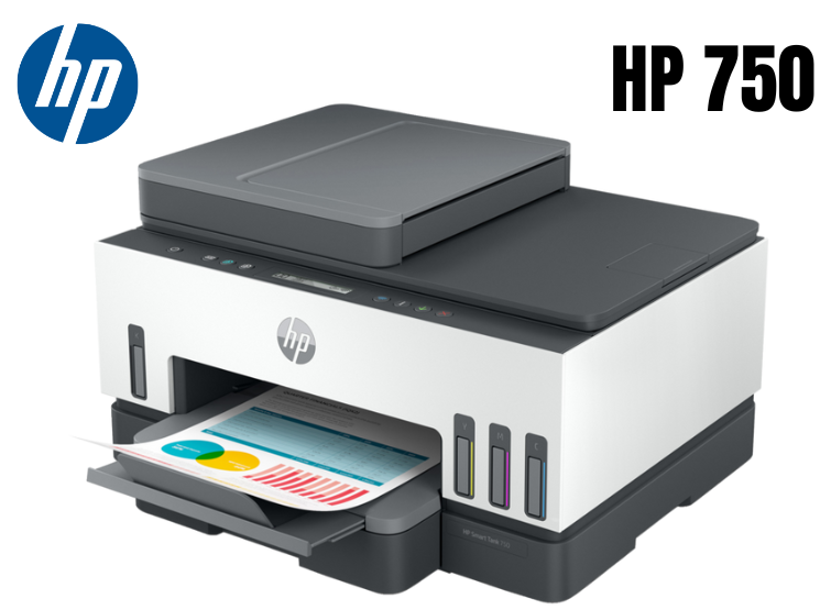 IMPRESORA MULTIFUNCIONAL HP 750 WIFI DUPLEX ADF - 2