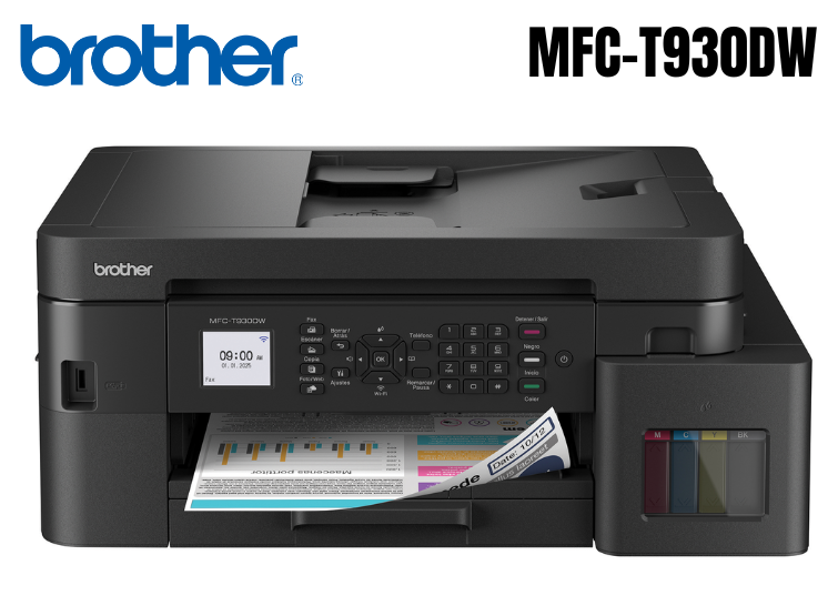 IMPRESORA MULTIFUNCIONAL BROTHER MFC-T930DW WIFI DUPLEX ADF - 1
