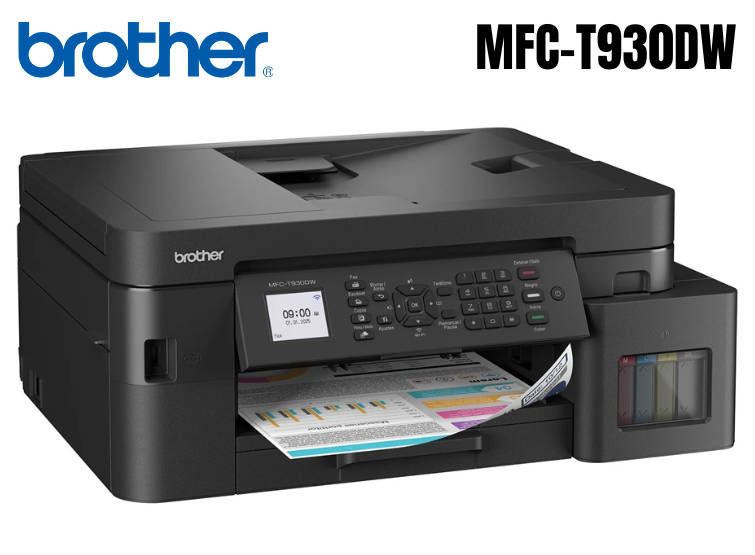 IMPRESORA MULTIFUNCIONAL BROTHER MFC-T930DW WIFI DUPLEX ADF - 3