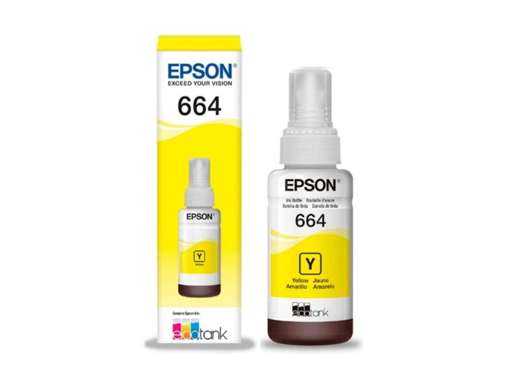 TINTA EPSON 664 YELLOW ORIGINAL 70ML - 1