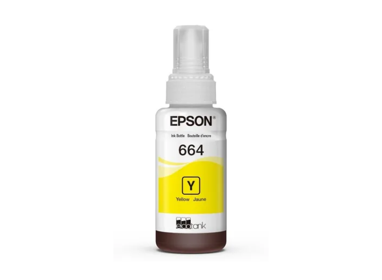 TINTA EPSON 664 YELLOW ORIGINAL 70ML - 2