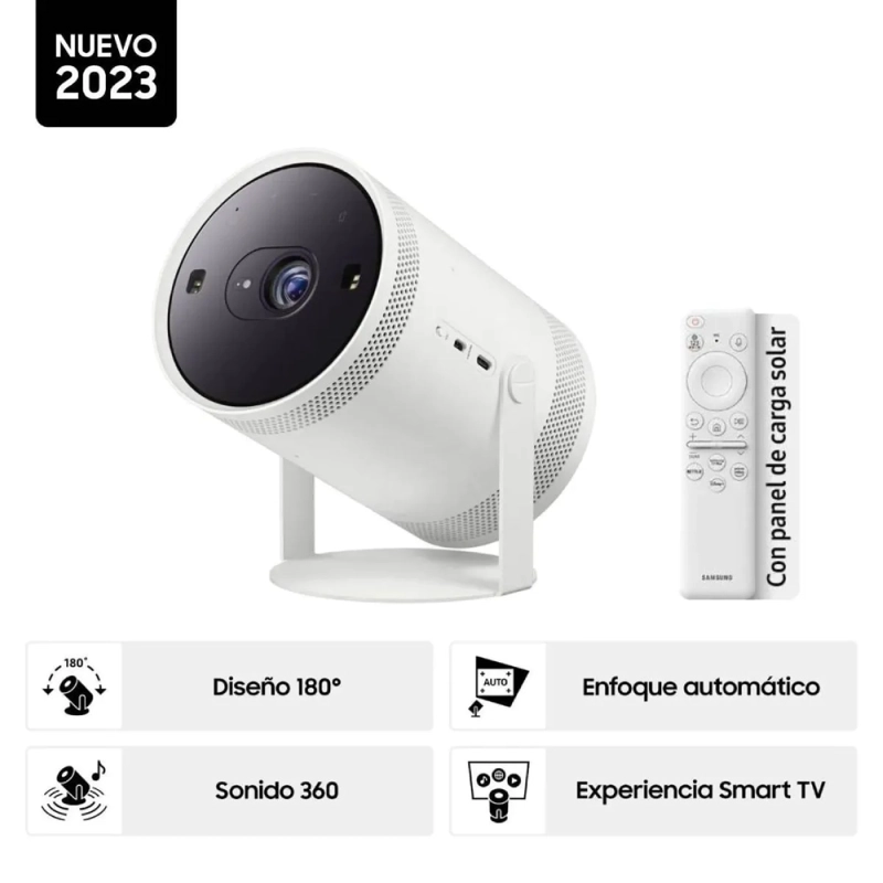 PROYECTOR PORTÁTIL SAMSUNG THE FREESTYLE 2DA GENERACIÓN FULL HD -  EG-LFF3CLAXXPE - 2