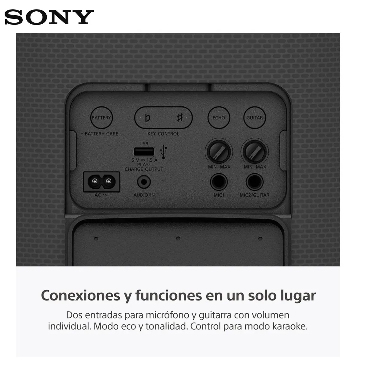 PARLANTE SONY SRS-XV500 | BLUETOOTH MEGA BASS - 4