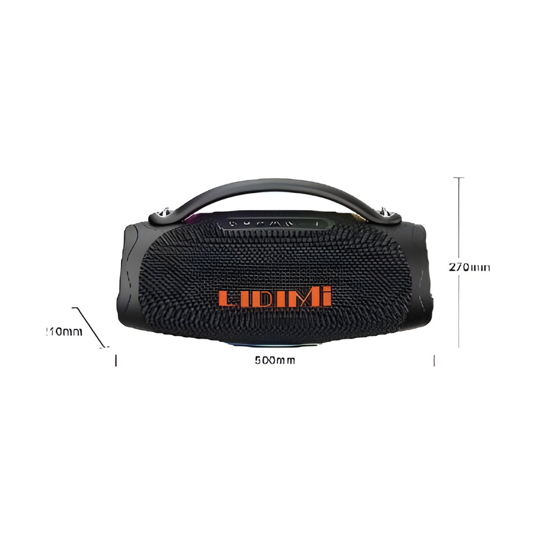PARLANTE LIDIMI LD-S660 300W BLUETOOTH USB/TF/AUX – ALTAVOZ RECARGABLE CON ILUMINACIÓN - 2