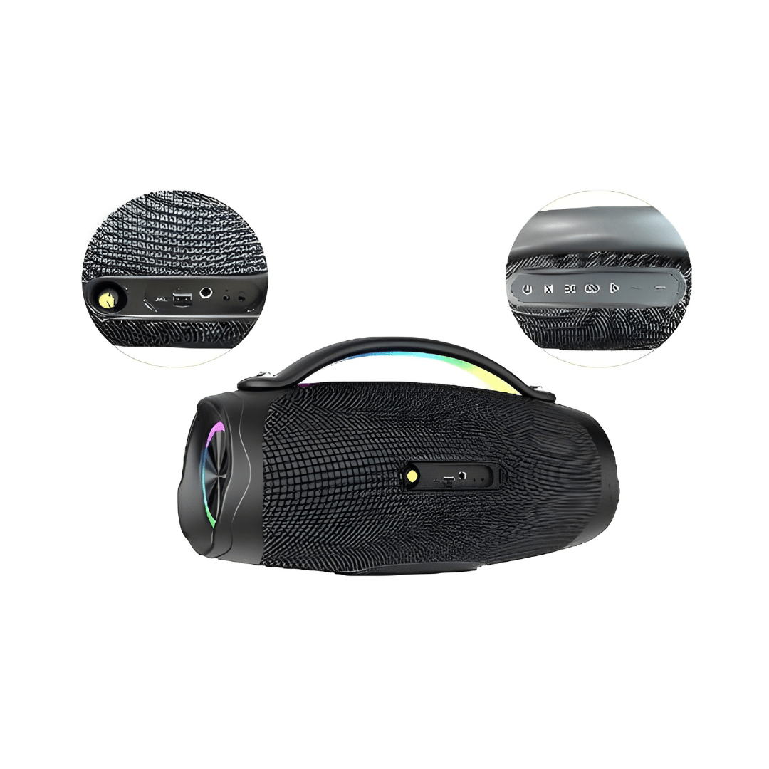 PARLANTE LIDIMI LD-S660 300W BLUETOOTH USB/TF/AUX – ALTAVOZ RECARGABLE CON ILUMINACIÓN - 3