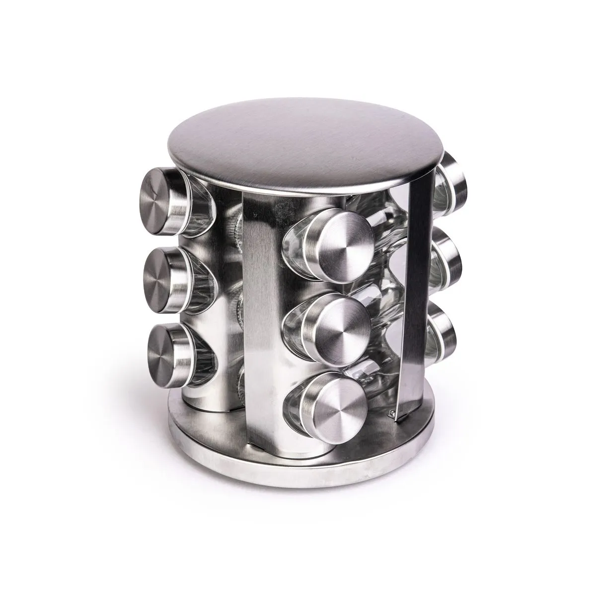 SET DE ESPECIEROS ELEGANCE 12 PIEZAS – TAPAS DE ACERO INOXIDABLE PARA COCINA MODERNA | 90390404 - 1