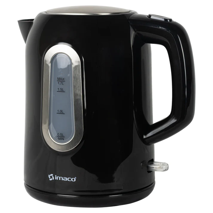 IMACO KE809 HERVIDOR ELÉCTRICO PLÁSTICO NEGRO 1.7L | IDEAL PARA HOGAR Y OFICINA - 4