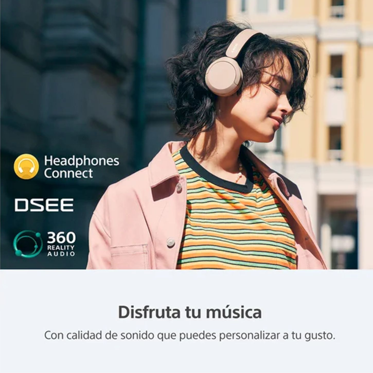 AUDÍFONOS SONY WH-CH520 NEGRO CONECTIVIDAD BLUETOOTH - 2
