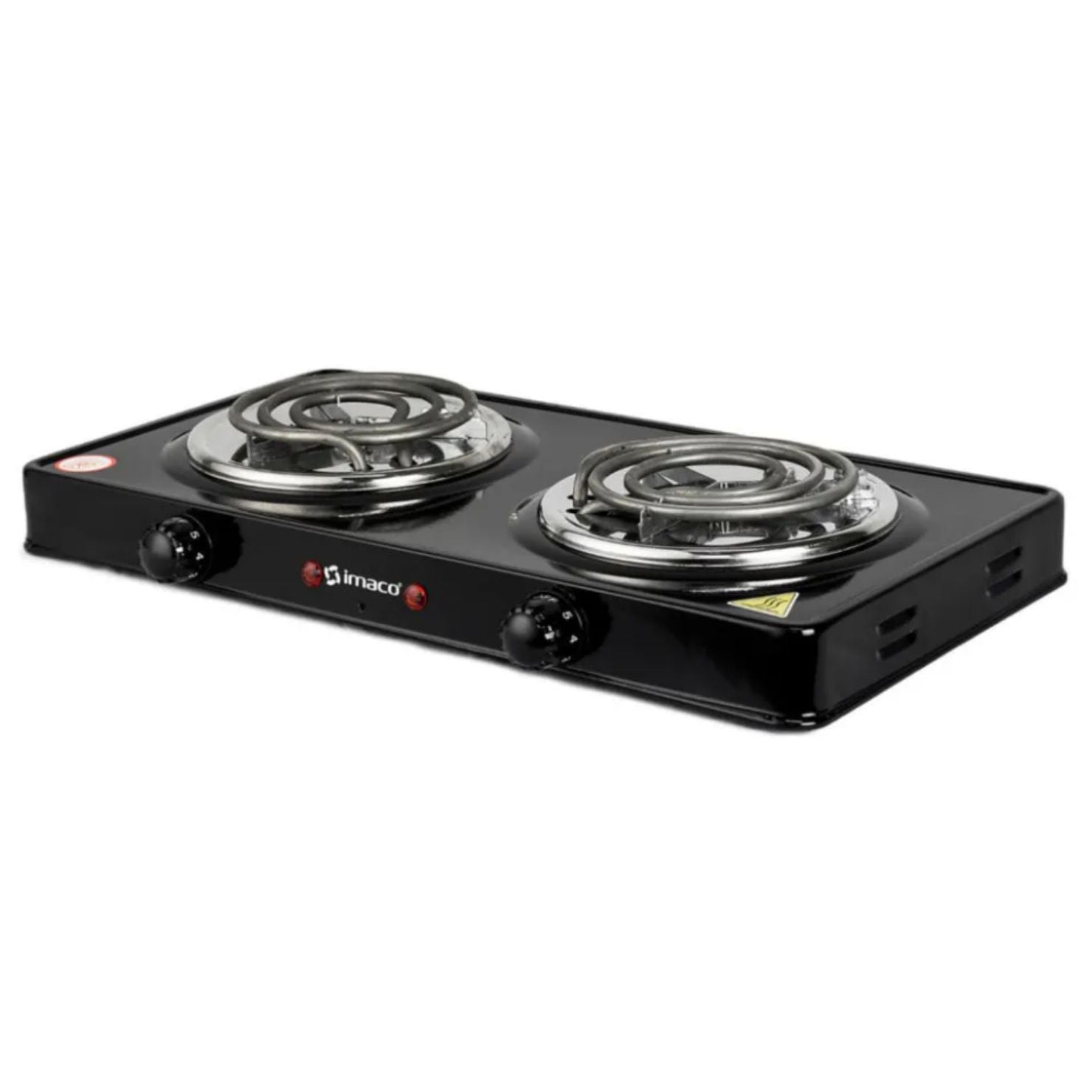 COCINA ELECTRICA IMACO HP1400 PORTATIL DOS HORNILLAS NEGRO - 2