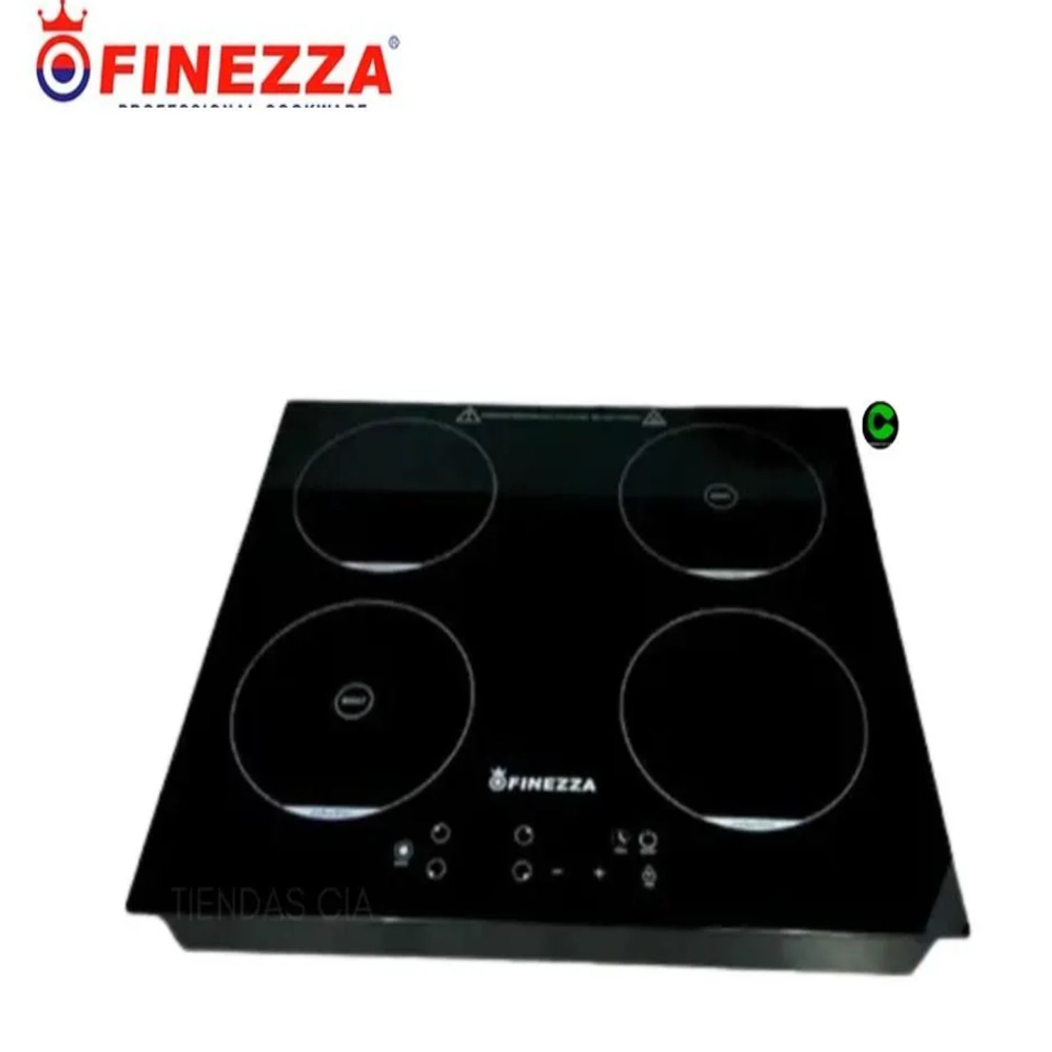 COCINA DE INDUCCION FINEZZA CUATRO HORNILLAS PARA COCINA NEGRO - 1