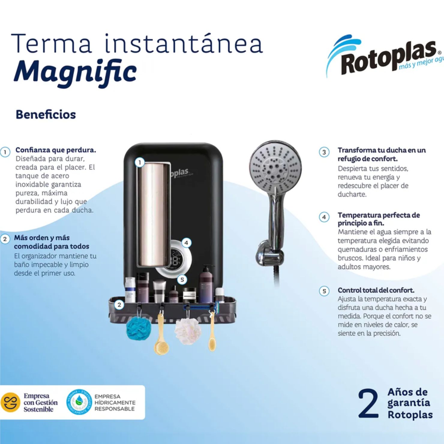 TERMA ROTOPLAS MAGNIFIC CALENTADOR INSTANTANEO - 2