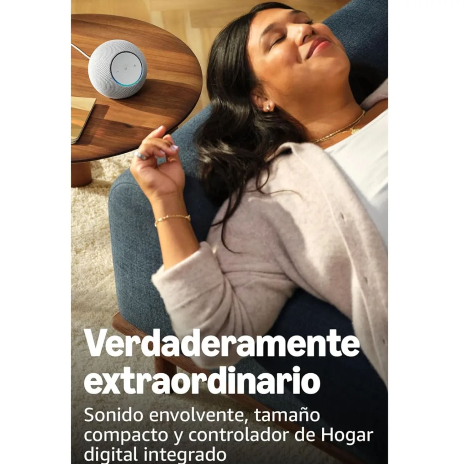 ECHO DOT MAX AMAZON ALEXA NEGRO SONIDO POTENTE - 4
