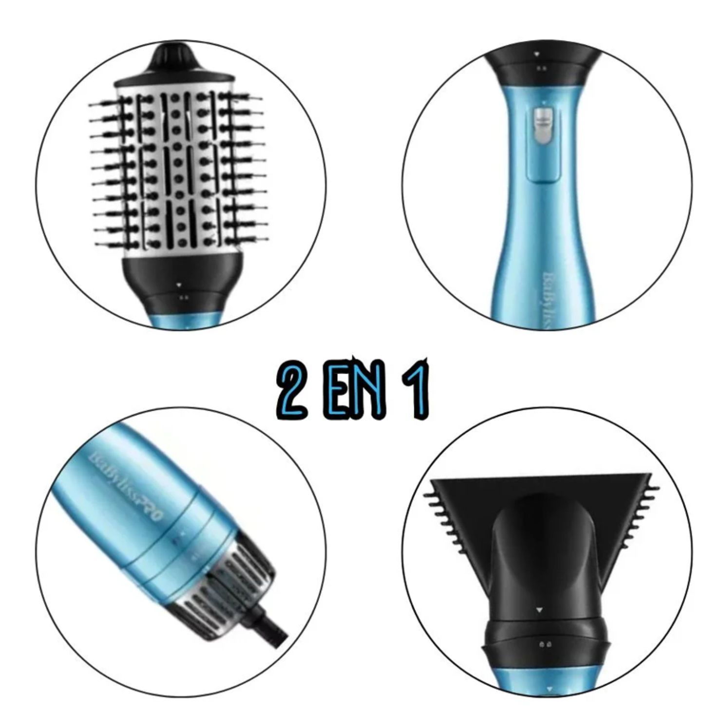 CEPILLO Y SECADOR BABYLISSPRO 2 EN 1 USO PROFESIONAL - 2