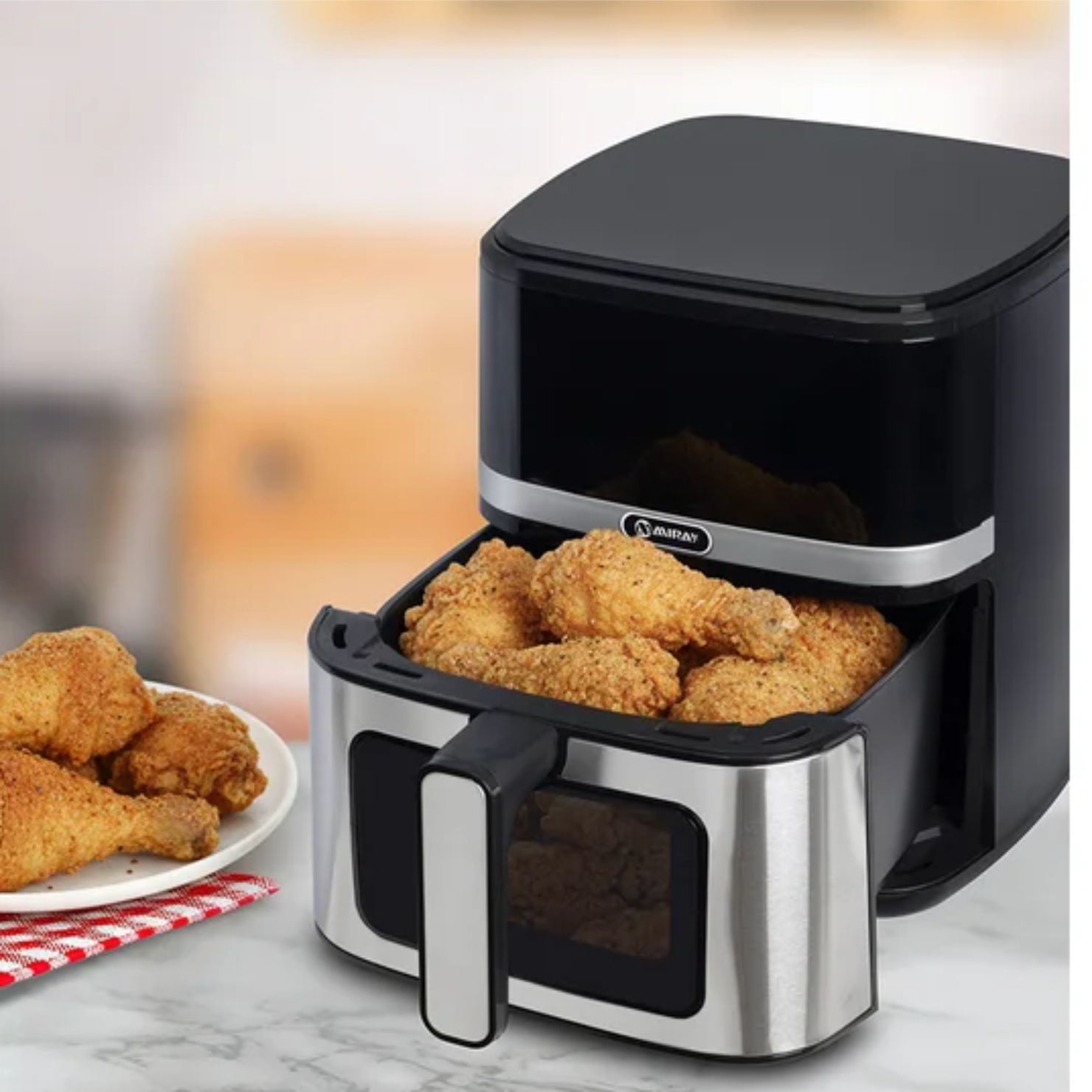 OLLA FREIDORA DE AIRE MIRAY OFM-114 1350W 5.5 LITROS - 3