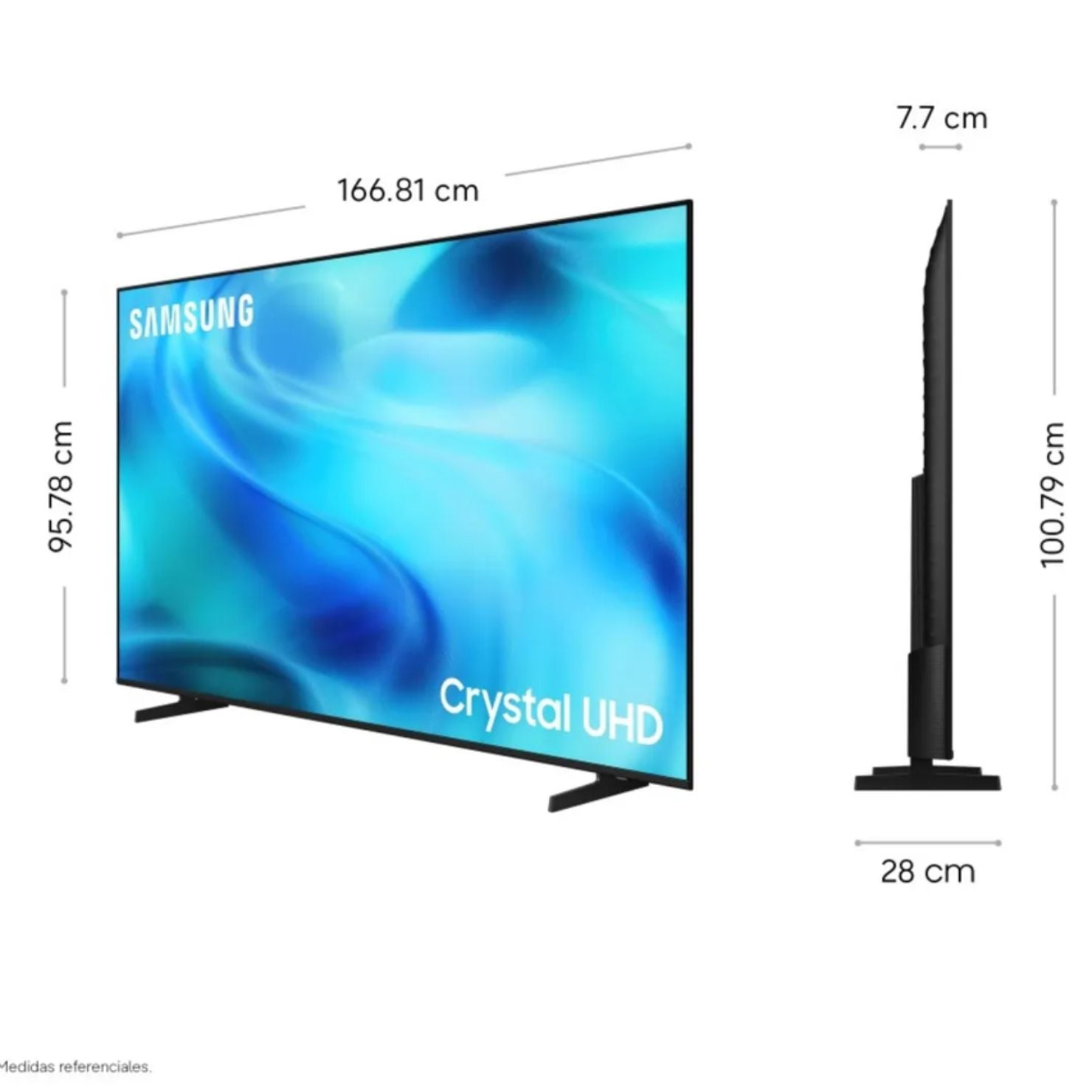 TELEVISOR SAMSUNG UN75U8000HGXPE 75 PULGADAS CRYSTAL UHD CON PROCESADOR CRYSTAL 4K - 2