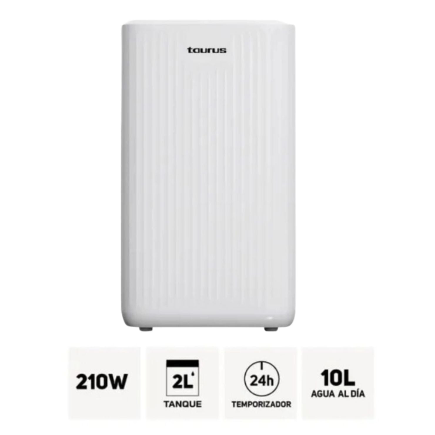 DESHUMEDECEDOR TAURUS DH 10L CON PANEL LED Y FILTRO LAVABLE - 4