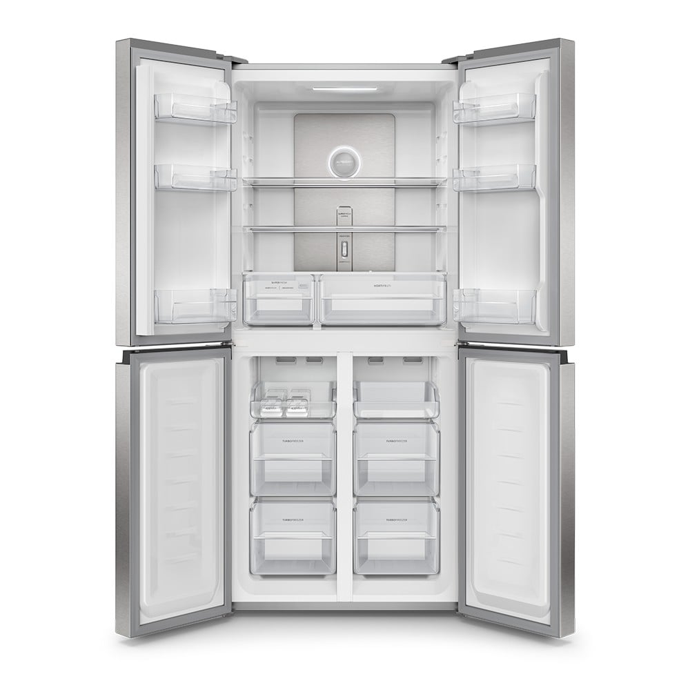 Refrigerador Multi Door Electrolux No frost Inverter 421 L Gris ERQU40E2HWS - 3