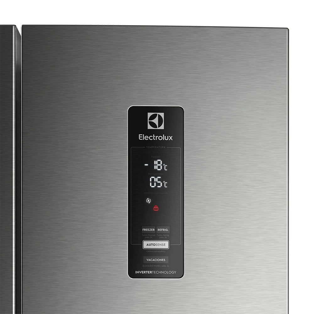 Refrigerador Multi Door Electrolux No frost Inverter 421 L Gris ERQU40E2HWS - 5