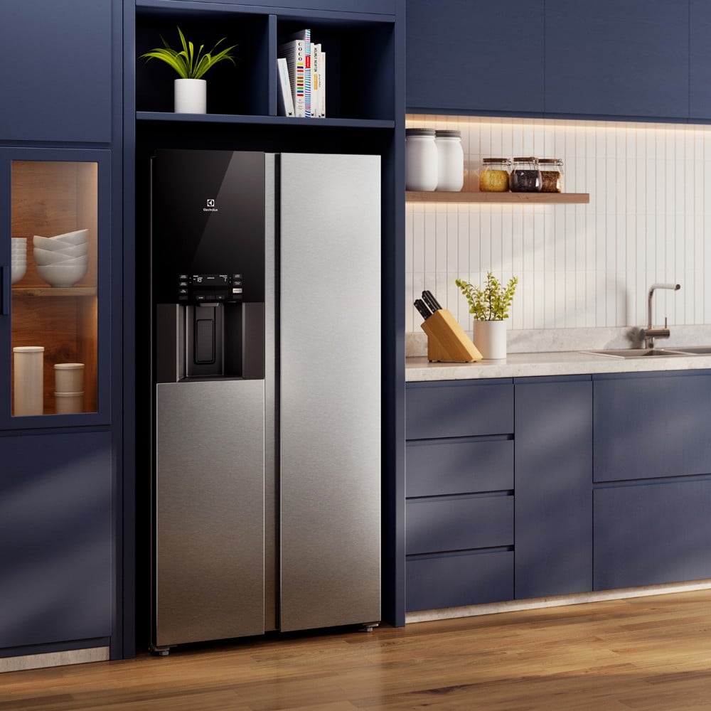 Refrigeradora Side By Side Electrolux 481L Autosense Con Dispensador Gris ERS48F2P4DS - 10