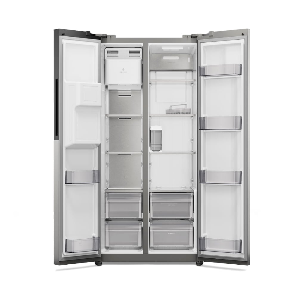 Refrigeradora Side By Side Electrolux 481L Autosense Con Dispensador Gris ERS48F2P4DS - 4