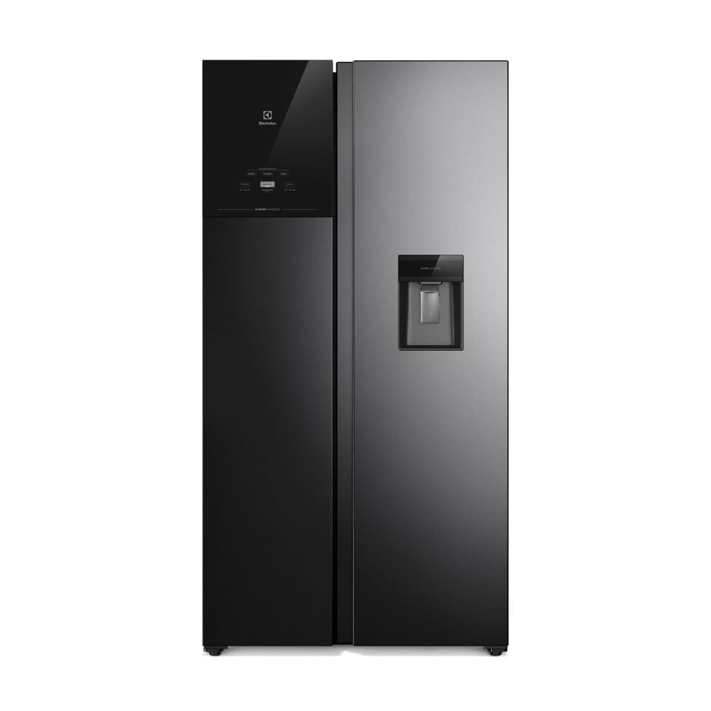 Refrigeradora Side By Side Electrolux No Frost 522L Inverter Autosense Negro ERS53F2P5CB - 1