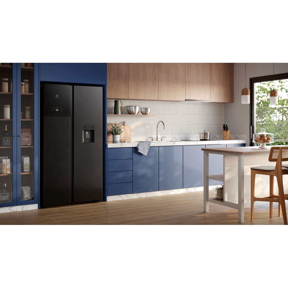 Refrigeradora Side By Side Electrolux No Frost 522L Inverter Autosense Negro ERS53F2P5CB - 9