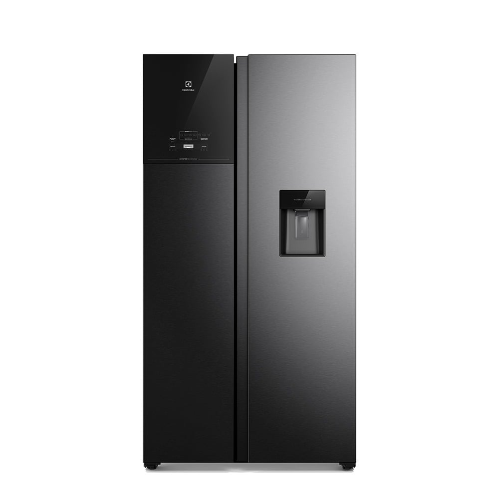 Refrigeradora Side By Side Electrolux Frost Free Inverter 611 L Efficient Con Autosense Negro ERS65F2P5BB - 2