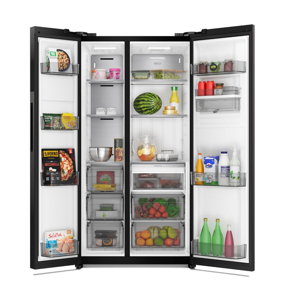 Refrigeradora Side By Side Electrolux Frost Free Inverter 611 L Efficient Con Autosense Negro ERS65F2P5BB - 5