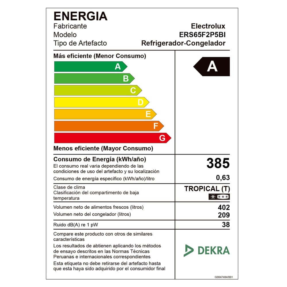 Refrigeradora Side By Side Electrolux Frost Free Inverter 611 L Con Autosense GrisERS65F2P5BI - 10