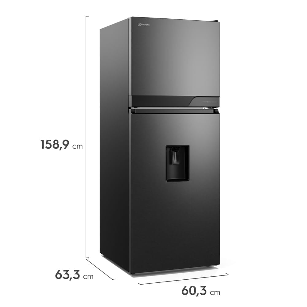 Refrigeradora Top Freezer Electrolux Con Dispensador 288L No Frost Negro ERT30A2P6DC - 3