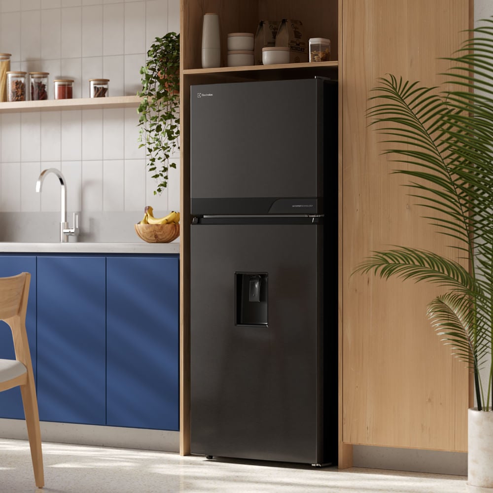 Refrigeradora Top Freezer Electrolux Con Dispensador 288L No Frost Negro ERT30A2P6DC - 9