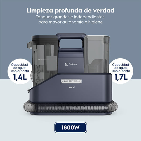 Lava Tapiz Electrolux 1800W AcquaBoost Clean Azul ESC10 - 8