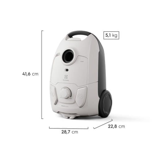 Aspiradora Con Bolsa Electrolux 1600W Experience Con Filtro Hepa Blanco EQP30 - 4