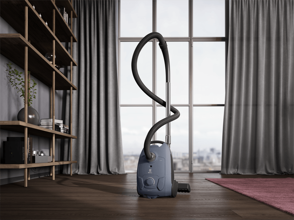 Aspiradora Con Bolsa Electrolux 1800W Experience Con Filtro Hepa Azul EQP40 - 7