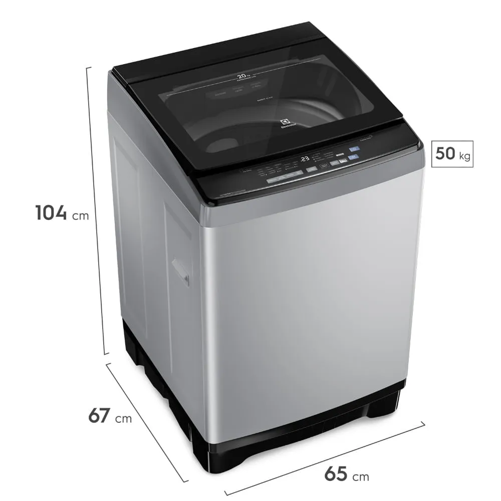 LAVADORA ELECTROLUX CARGA SUPERIOR 20KG EFFICIENT SILENT INVERTER GRIS (EWIJ20F2XSYG) - 2