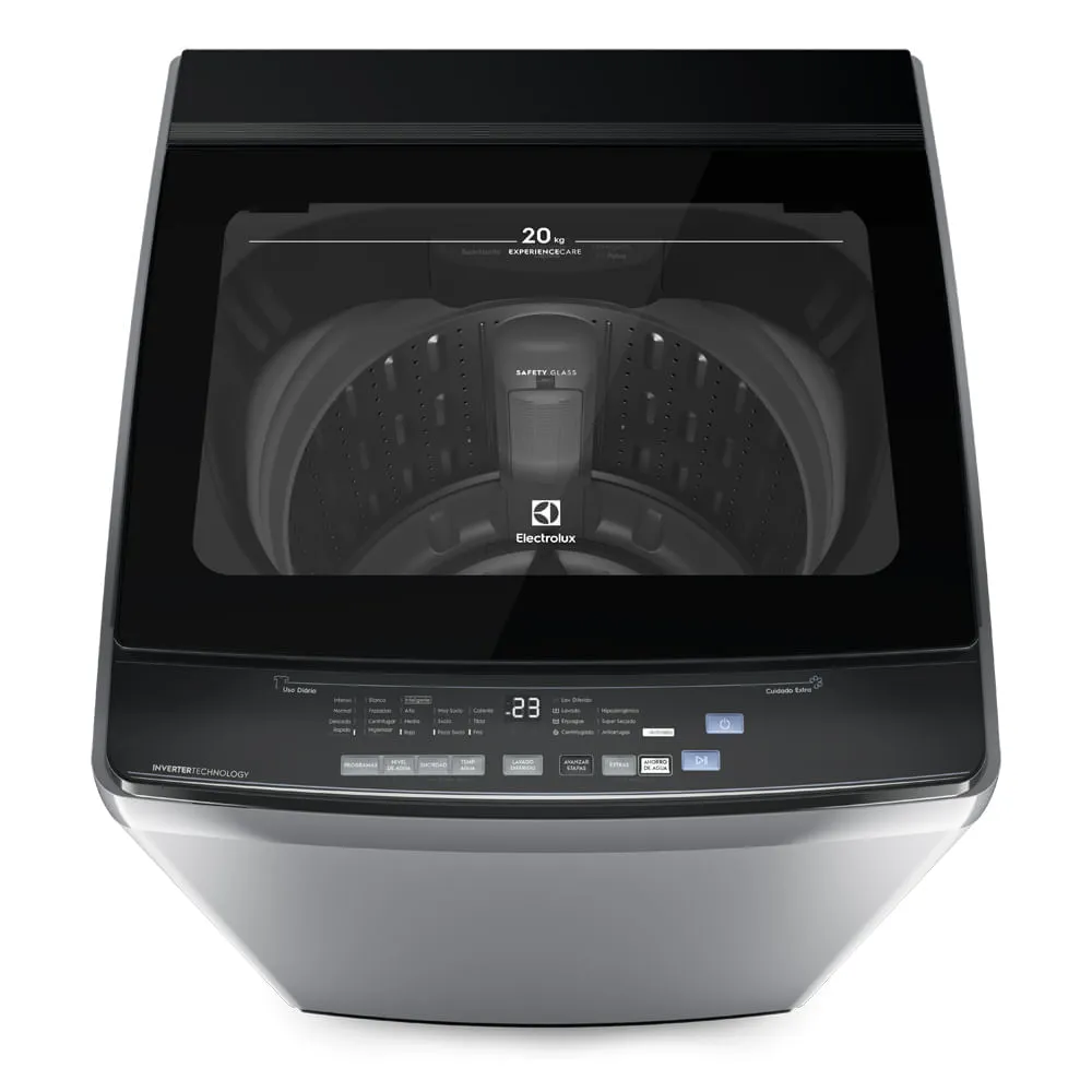 LAVADORA ELECTROLUX CARGA SUPERIOR 20KG EFFICIENT SILENT INVERTER GRIS (EWIJ20F2XSYG) - 3