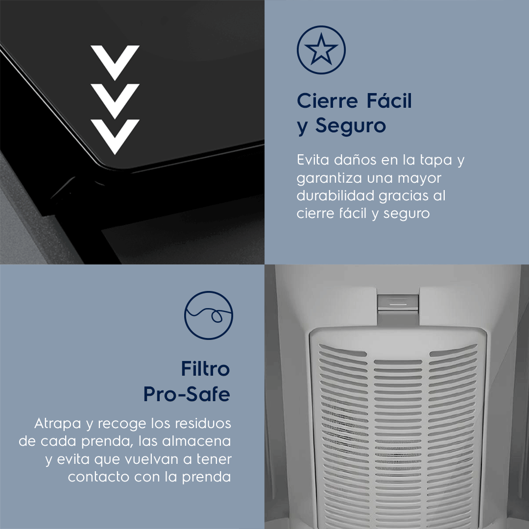 LAVADORA ELECTROLUX CARGA SUPERIOR 20KG EFFICIENT SILENT INVERTER GRIS (EWIJ20F2XSYG) - 5
