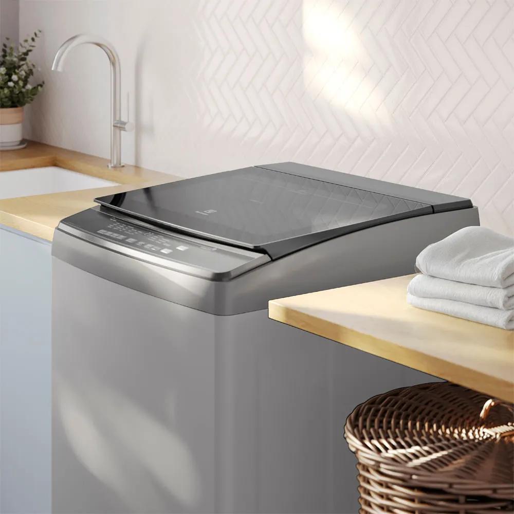 LAVADORA ELECTROLUX CARGA SUPERIOR 20KG EFFICIENT SILENT INVERTER GRIS (EWIJ20F2XSYG) - 8