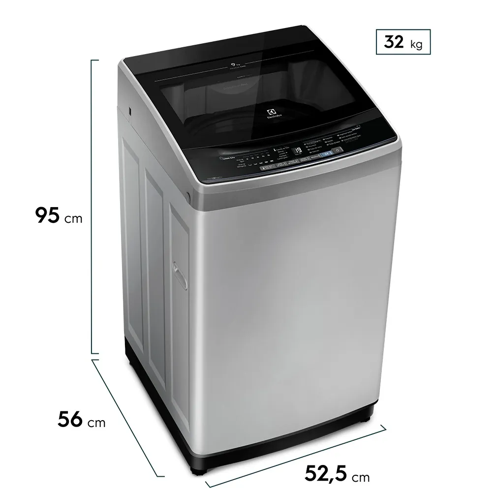 LAVADORA ELECTROLUX 9KG PREMIUM CARE SILVER - ELECTROLUX-EWIW09F2USVG - 4
