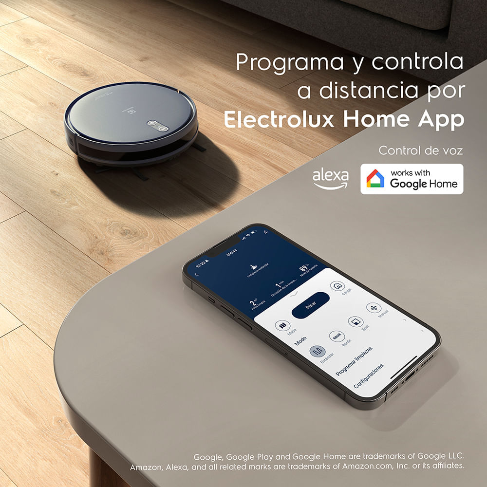 Aspiradora Robot Electrolux 3 en 1 Wi-Fi Experience Azul ERB44 - 10