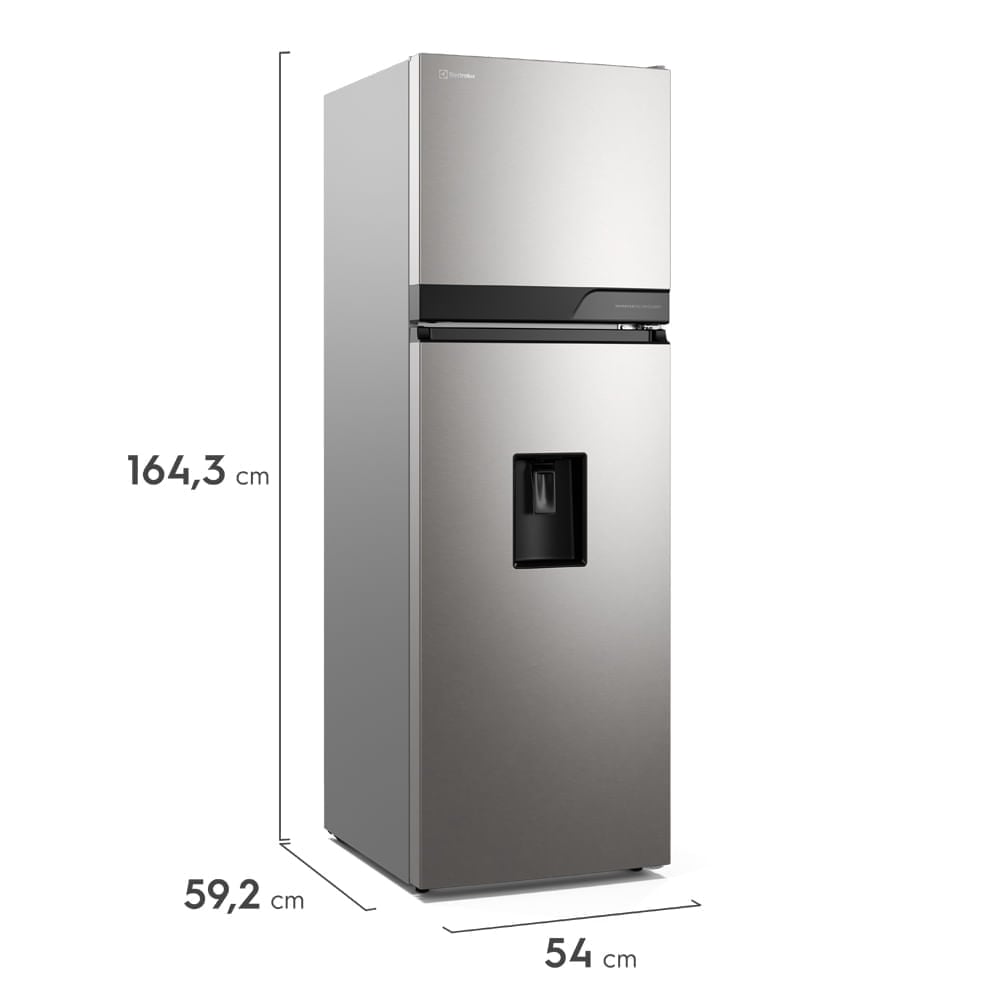 Refrigeradora Top Freezer con dispensador Electrolux 236L No Frost Silver ERT25A2P6DS - 3