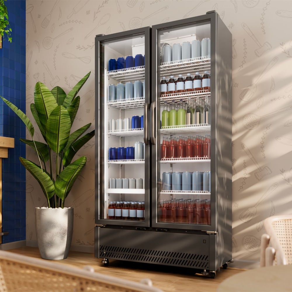 Vitrina refrigeradora Electrolux 590L Frost Free Inverter Negro ERG59A5P6AB - 6