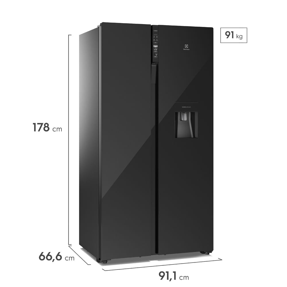 Refrigerador Side By Side Inverter  No Frost 522L Negro ERSB54N2WXB - 4